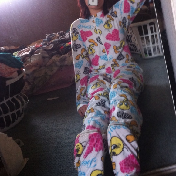 Tweetie Bird Footsie Pajamas