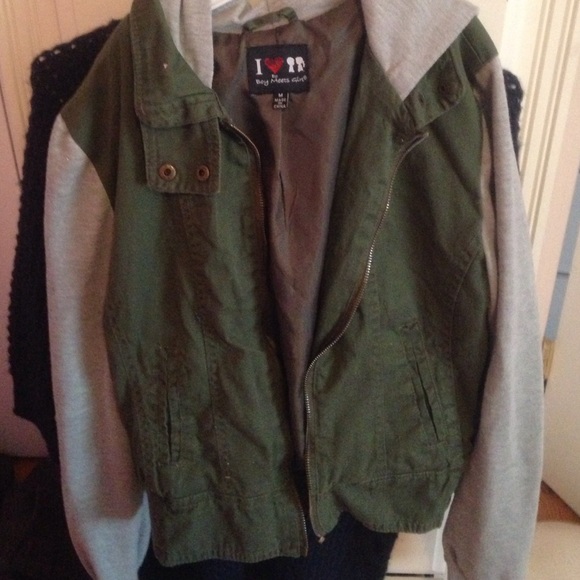 Amry green bomber jacket