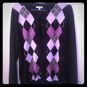 Argyle Cardigan - Excellent Condition