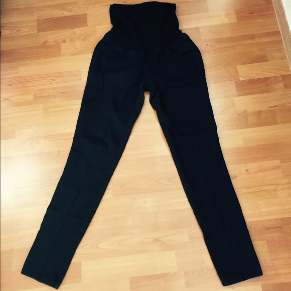 Motherhood maternity black jeggings. Small.