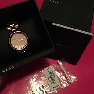 Marc Jacobs Rose Gold Watch; Everything Included