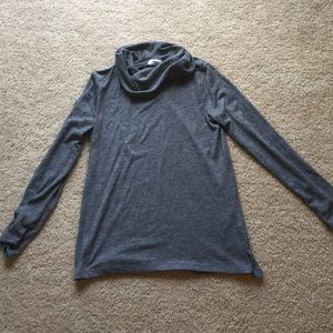 Grey cowl neck sweater