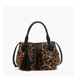 ISO Peyton leopard bag by J. Crew