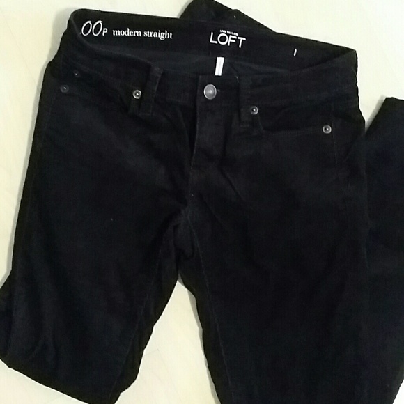 💖SALE! Black Ann Taylor Loft Corduroys