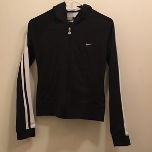 Nike bundle- track sets. Hooded jacket, capri pant