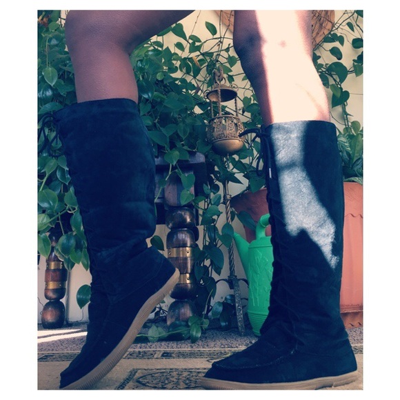 ✨Cute Suede Moccasin Lace Up Boots✨