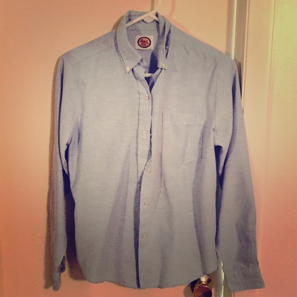 Long sleeve button collar business casual shirt