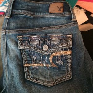 American eagle jeans. Size 6 short