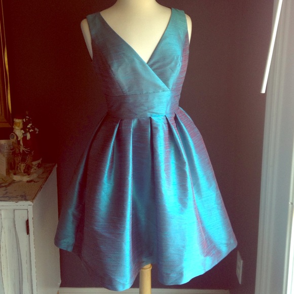 Nordstrom Dresses & Skirts - Alfred Sung Dupioni fit and flare dress