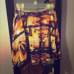 Aztec inspired mini skirt!