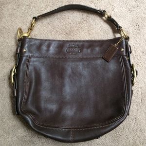 Coach Brown Leather Hobo
