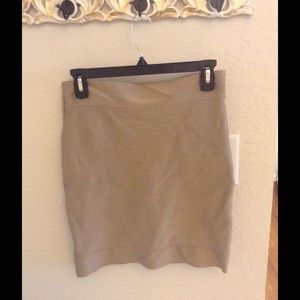 BCBG bandage skirt-tan