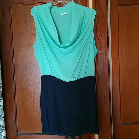 Mock skirt and blouse dress