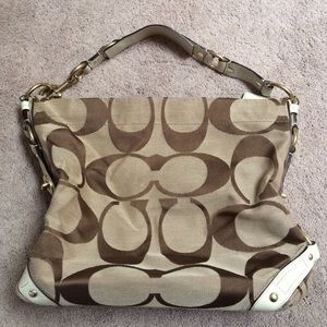 Coach Tan Hobo Shoulder Bag