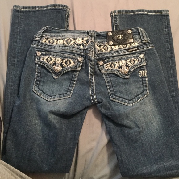 Medium wash miss me jeans