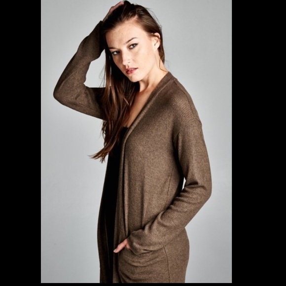 🇺🇸Peat Moss Pocketed Cardigan - Picture 2 of 4