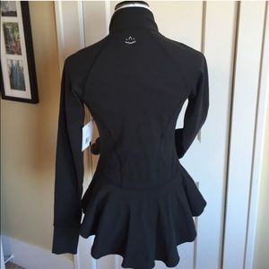 peplum yoga jacket