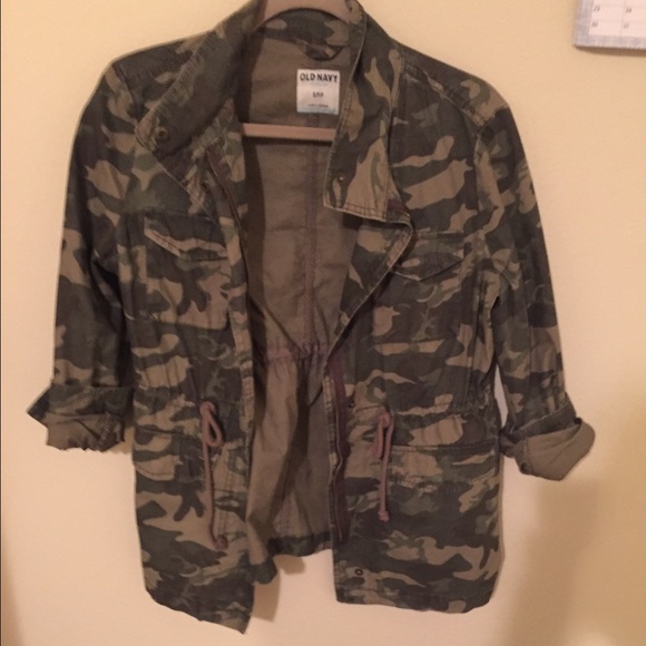 Old navy army print jacket