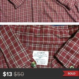 J crew flannel