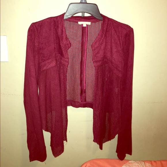 Maroon blazer