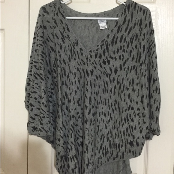 Leopard poncho