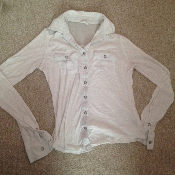 Aeropostale size S button up long sleeve shirt 👚