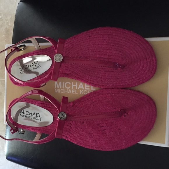 New pink Michael Kors sandals.