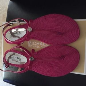 New pink Michael Kors sandals.
