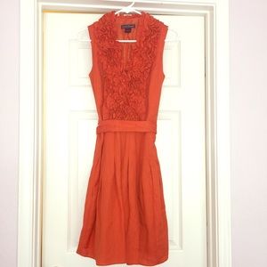 Burnt orange party dress, worn once