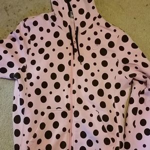 Pink and brown Nike jacket