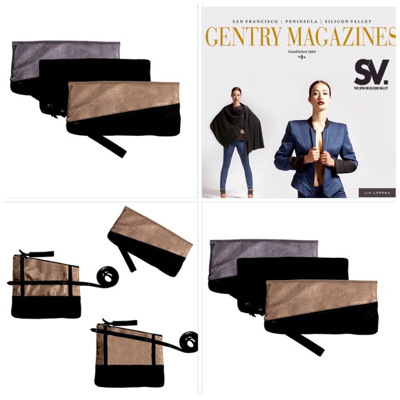 Lia Larrea Tara Clutch 4-in-1 (Silver/Black) - Picture 2 of 6