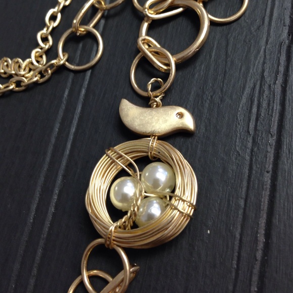 Birdy + Nest Necklace - Picture 2 of 3