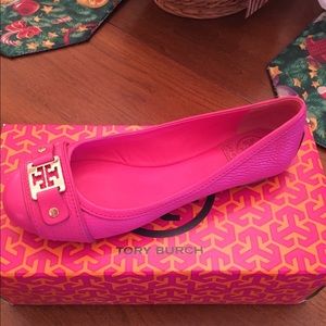Hot Pink Tory Burch Flats