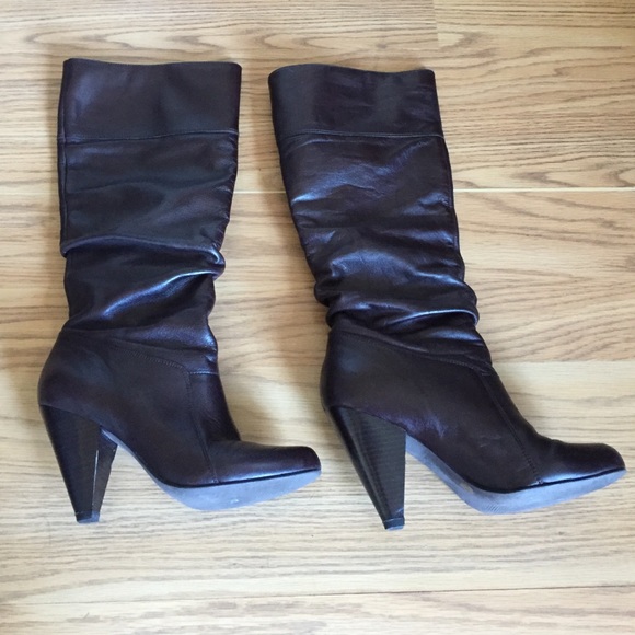 Chocolate brown Jessica Simpson knee high boots