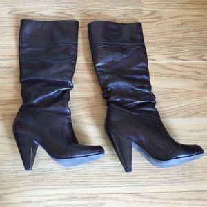 Chocolate brown Jessica Simpson knee high boots