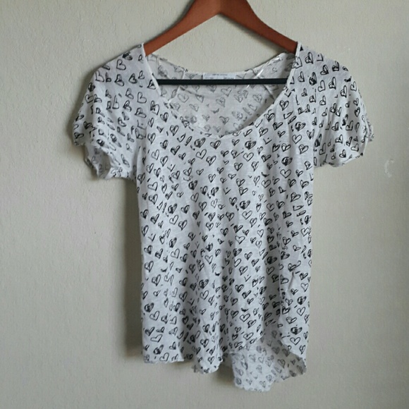 Zara Printed White Shirt