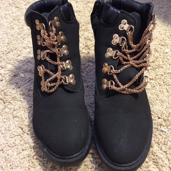 Black boots