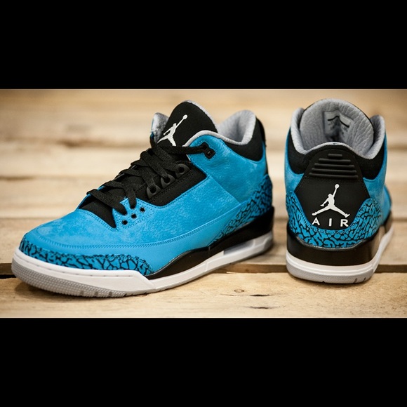 blue jordan 3s