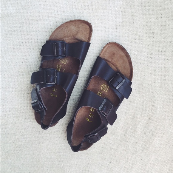 Birkenstock Shoes - Birkenstocks Brown Milano Habana Oiled Leather🌞
