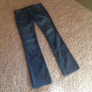 Frankie b medium wash boot cut/flare