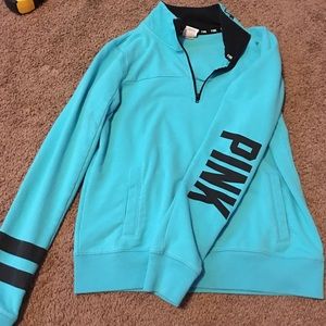 Light blue vs half zip