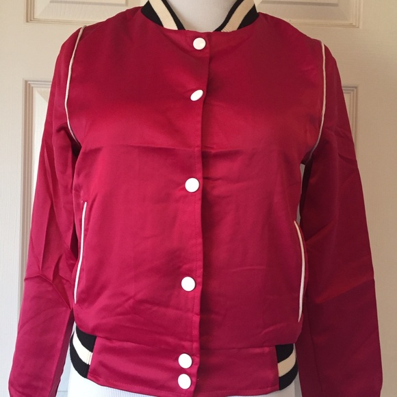 PINK ATHLETIC JACKET BY MOON COLLECTION - Picture 3 of 5