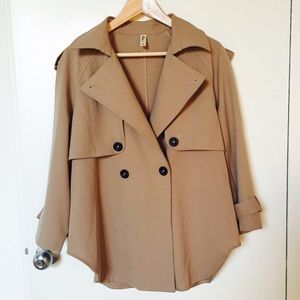 Elegant Trench Coat in free size