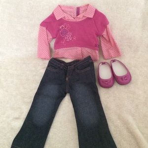 American Girl Doll School days outfit💓