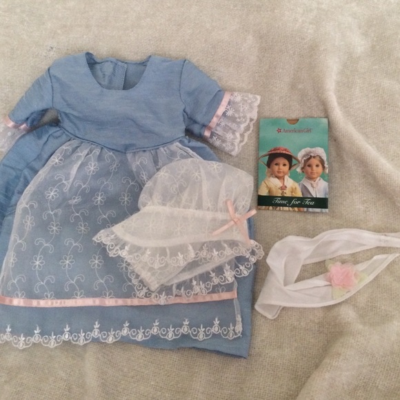 American Girl Doll Vintage Tea Time Outfit 🌂