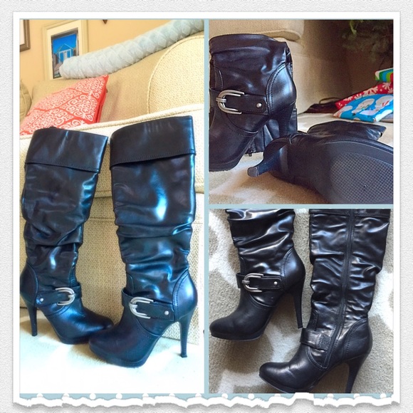 Shoes - REDUCED Black high heeled boots