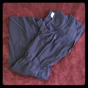 Navy loose fit dress.