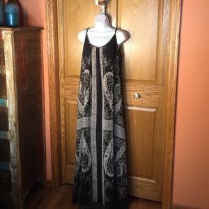 EXPRESS trapeze maxi dress. GORGEOUS.