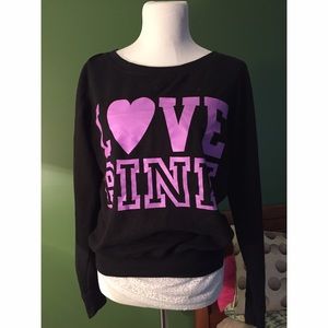 L💜VE PINK sweater 👑