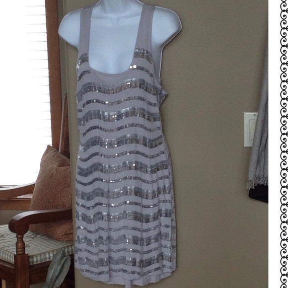 INC International Concepts Dresses & Skirts - 🍃💖INC Double Layer Sequinned Beach Cover Dress